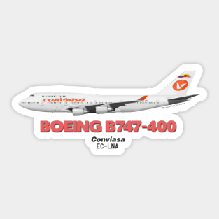 Boeing B747-400 - Conviasa Sticker